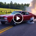 1970 Chevy Chevelle Burnout